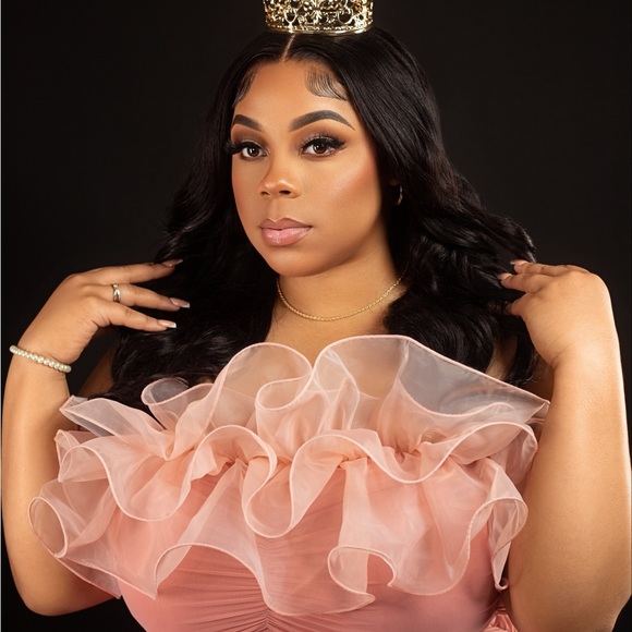 Beautiful mauve dress - perfect for birthday or Photoshoot (worn 1x for pics) - Picture 4 of 5